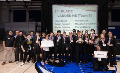 Vanden High School Academic Decathlon Team at Regionals